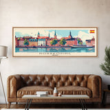 Norrkoping Sweden Travel Print Wall Art, Panoramic City Art, Travel Art, Wall Decor, Vacation Gift, Framed Canvas Print Or Metal Art