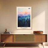 Helsinki Finland Skyline Art Print, Framed Canvas Wall Art, Living Room Decor, Office Art, Cityscape Poster, Home Decor, Travel Poster Art