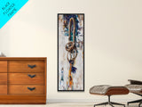 Textured Rope Art Canvas Print rustic wall art nautical decor coastal decor farmhouse art wabi sabi art above sofa art