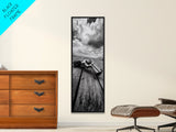 Revolver Gun Art, Canvas Print, moody art, western decor, rustic wall art, cowboy aesthetic, dark romance painting, unique gift idea