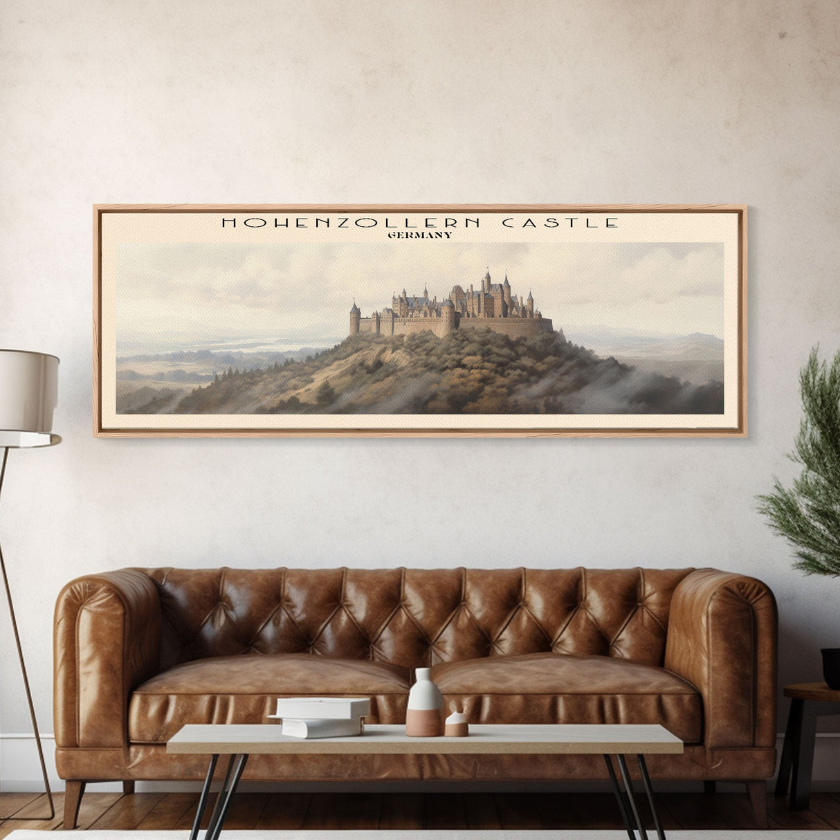 Hohenzollern Castle Travel Print Wall Art, Travel Poster Print, Retro Style COUNTRY Home Decor, Wall Hanging, Travel Gift Idea, Unique Metal Art