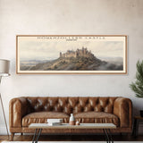 Hohenzollern Castle Travel Print Wall Art, Travel Poster Print, Retro Style COUNTRY Home Decor, Wall Hanging, Travel Gift Idea, Unique Metal Art