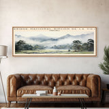 Parque Nacional Rincón de la Vieja Travel Poster Print, Framed Canvas Print, COUNTRY Travel Art, Wood Framed Art, Wall Hanging, Home Decor