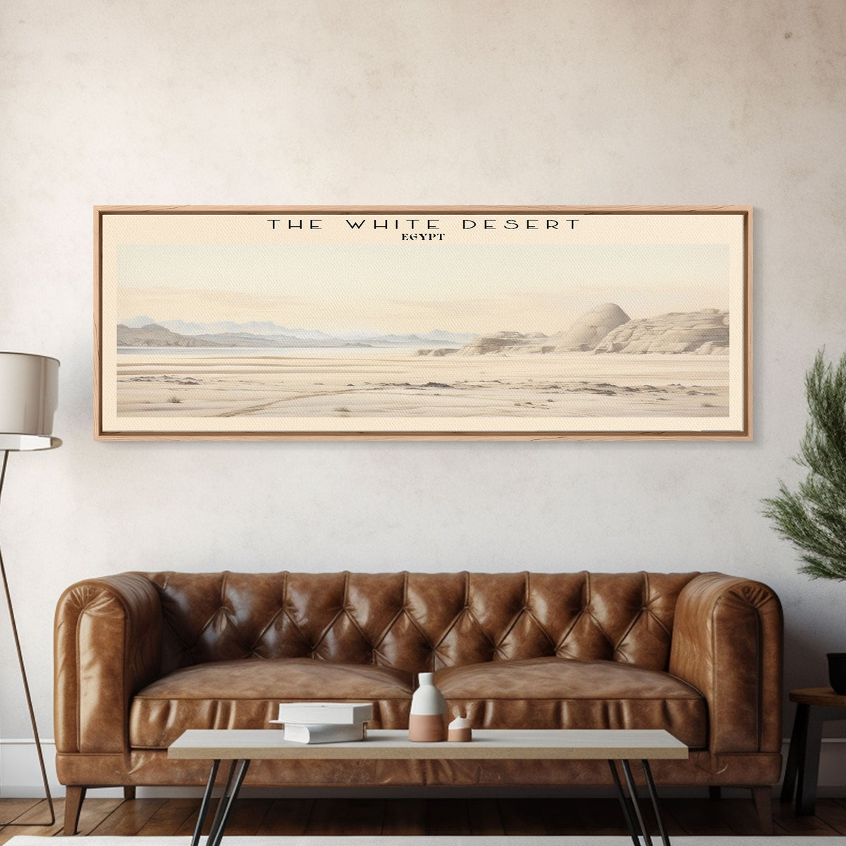 The White Desert Travel Print Wall Art, Travel Poster Print, Retro Style COUNTRY Home Decor, Wall Hanging, Travel Gift Idea, Unique Metal Art