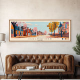 Chelmsford, England Panoramic Canvas Print, Chelmsford, England Painting, England Art, Chelmsford Travel Poster, Travel Art, Guest Room Painting