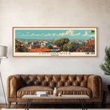 Chitungwiza, Zimbabwe Panoramic Canvas Print, Chitungwiza, Zimbabwe Painting, Zimbabwe Art, Chitungwiza Travel Poster, Travel Art, Vacation Gift