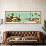 Kankan, Guinea Panoramic Canvas Print, Kankan, Guinea Painting, Guinea Art, Kankan Travel Poster, Travel Art, Guest Room Painting