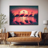 Cute Lil Boo In The Forest, Cute Halloween Wall Decor, Framed Canvas Print