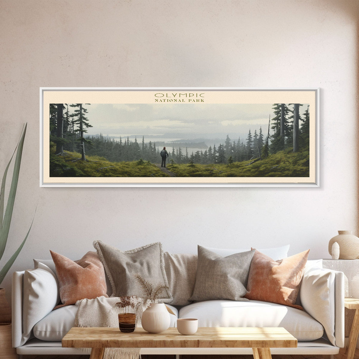 Olympic National Park Panoramic Washington Travel Art, National Park P ...