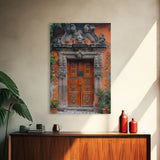 Change23 Colorful Indian Architecture Canvas Print, Traditional Art if India, Photography Print, Indian Wall Art, Living Room Decor