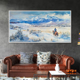 Journey to the Peaks - winter landscape art, snowy mountain art, winter wall decor, Christmas vacation decor, rustic Christmas decor