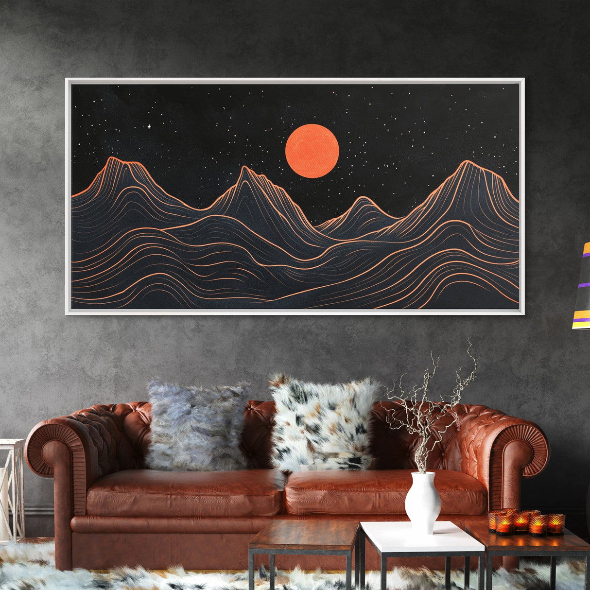 Retro Abstract Art, Art Deco Style, Atomic Age Inspired Wall Art, Pueblo Style Southwestern Art