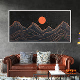 Retro Abstract Art, Art Deco Style, Atomic Age Inspired Wall Art, Pueblo Style Southwestern Art