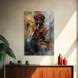 Moroccan Style Wall Art, Framed Canvas Print, Art of Morocco, Arabian Inspired Home Decor