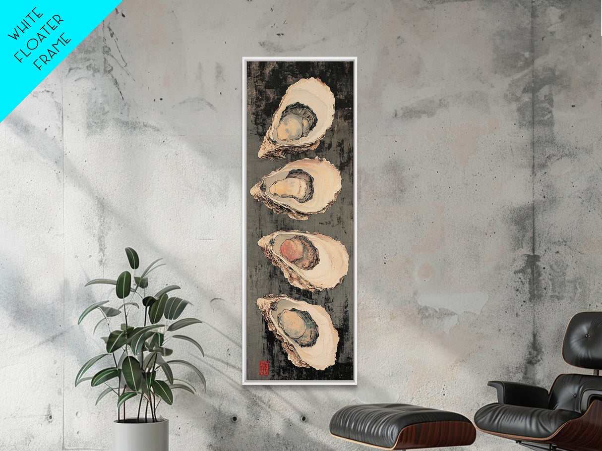 Coastal Landscape Framed Canvas Print Nautical Wall Art Above Sofa Decor Coastal Painting Rustic Decor Living Room Art Gift Idea