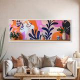 Dynamic Abstract Canvas Print Wabi Sabi Art Botanical Prints Zen Minimalist Wall Art Bedroom Calm Living Room Coastal Decor