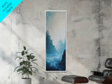 Misty Seascape, Nautical Wall Art, Moody Art, Coastal Decor, Landscape Painting, Canvas Print, Above Bed Wall Art, Gift Idea