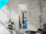 Ireland Painting, Coastal Landscape Art, Seascape Painting, Framed Canvas Print, Nautical Wall Art, Blue and Green Wall Art
