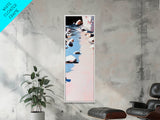 River Rocks, Tranquil Water, Nature Scene, Canvas Print, Zen Wall Art, Neutral Home Decor, Modern Minimalist, Office Wall Aesthetic