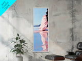 Rock Formation, Desert Landscape, Nature-Inspired Art, Earthy Tones, Boho Home Decor, Neutral Living Room Wall Art, Framed Canvas Print