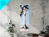 Majestic Tree, Minimalist Nature, Framed Canvas Print, Rustic Wall Art, Neutral Tones, Living Room Wall Art, Serene Forest