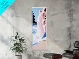 Waterfall Scene, Sunset Cascade, Nature Landscape, Framed Canvas Print, Adventure Art, Outdoor Escape, Mountain Home Decor, Office Wall Art