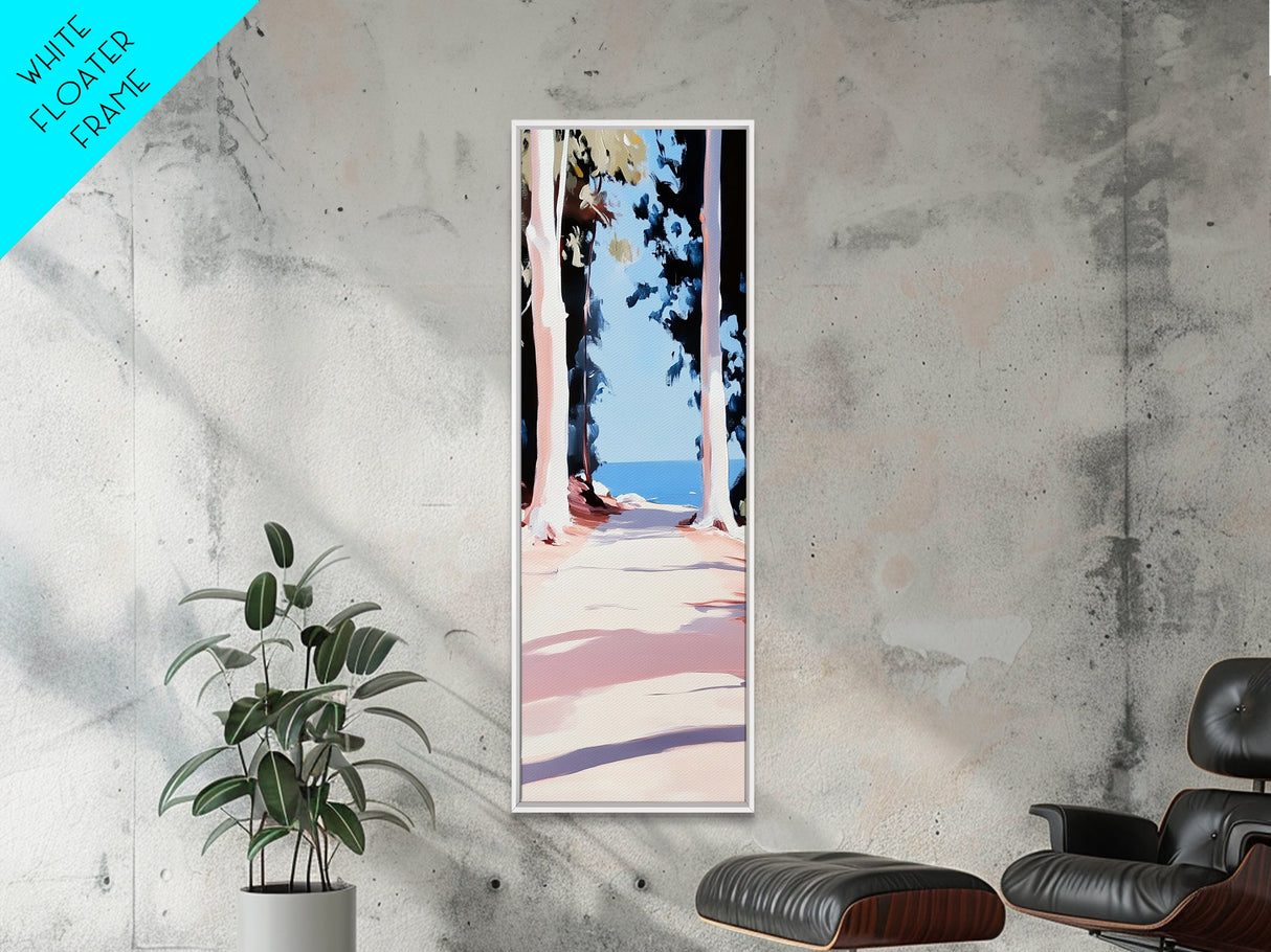 Forest Path, Nature Escape, Tranquil Landscape, Canvas Print, Minimalist Art, Outdoor Aesthetic, Living Room Wall Art, Boho Home Decor