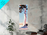 Tree Silhouette Art, Nature Print, Tranquil Wall Decor, Framed Canvas Print, Modern Landscape, Living Room Art, Contemporary Style