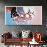 Water Droplets, Surreal Reflection, Abstract Aesthetic, Modern Minimalist Art, Contemporary Home Decor, Living Room Wall Art
