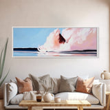 Pastel Explosion, Cloud Burst, Dreamy Abstract, Soft Color Art, Modern Home Decor, Canvas Print, Office Wall Art, Boho Aesthetic
