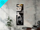 Rustic Dock, Lake House Art, Black and White Landscape, Canvas Print, Nautical Home Decor, Cabin Wall Art, Living Room Artwork