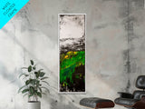 Abstract Meadow, Green Fields, Contemporary Landscape, Nature Inspired Art, Textured Painting, Rustic Wall Decor, Canvas Print