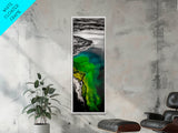 Lake View, Mountain Reflection, Nature Landscape, Rustic Wall Art, Canvas Print, Cabin Home Decor, Modern Living Room, Outdoor Art