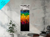 Reflective Waters, Nature Art, Framed Canvas Print, Tranquil Wall Art, Zen Home Decor, Living Room Artwork, Peaceful Landscape