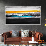 Ocean Waves, Coastal Wall Art, Seascape Painting, Beach House Decor, Nautical Home Art, Abstract Ocean Art, Framed Canvas Print