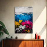 Coral Reef Print, Underwater Ocean Art, Coastal Wall Decor, Vibrant Marine Art, Nautical Wall Art, Beach House Decor, Framed Canvas Print