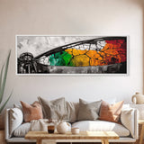 Dragonfly Wings, Abstract Insect Art, Framed Canvas Print, Nature Inspired Decor, Colorful Wall Art, Boho Home Accent, Living Room Art