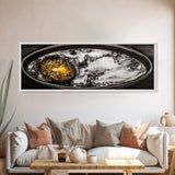 Saturn Rings, Space Art, Planetary Abstract, Canvas Print, Outer Space Decor, Sci-Fi Wall Art, Living Room Art, Celestial Home Decor