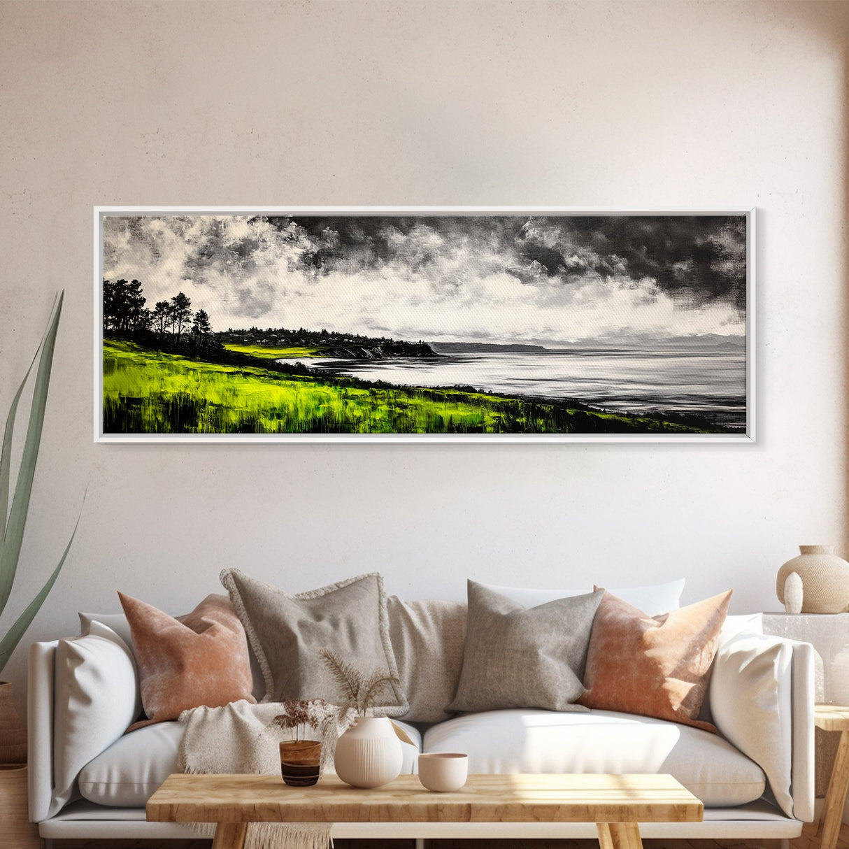 Mountain Reflection, Nature Canvas Print, Lake Wall Art, Black and White Art, Minimalist Landscape, Cabin Decor, Living Room Art