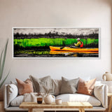 Kayak Adventure, Outdoor Canvas Print, River Wall Art, Nature Inspired, Sports Decor, Modern Home Art, Living Room Canvas Print