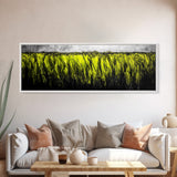 Seaweed Motion, Ocean Canvas Print, Coastal Wall Art, Minimalist Abstract, Green Sea Art, Nature Inspired, Modern Decor, Living Room Art