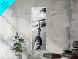 Nautical Rope, Coastal Focus, Rustic Texture, Canvas Print, Nautical wall art, Beach house decor, Minimalist bathroom art, Coastal bedroom print