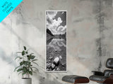 Alpine Lake, Reflections, Clear Water, Tranquil Scenery, Canvas Print, Nature Photography, Framed Canvas Print, Living Room Wall Art