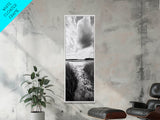 Marsh Trail, Nature Path, Quiet Wetland Scene, Canvas Print, Entryway Wall Art, Rustic Decor, Neutral Color Palette, Modern Nature Style