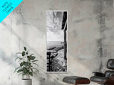 Seaside Dining, Rustic Ocean, Peaceful Horizon, Mediterranean Charm, Canvas Print, Coastal Kitchen Wall Art, Farmhouse Seaside Decor
