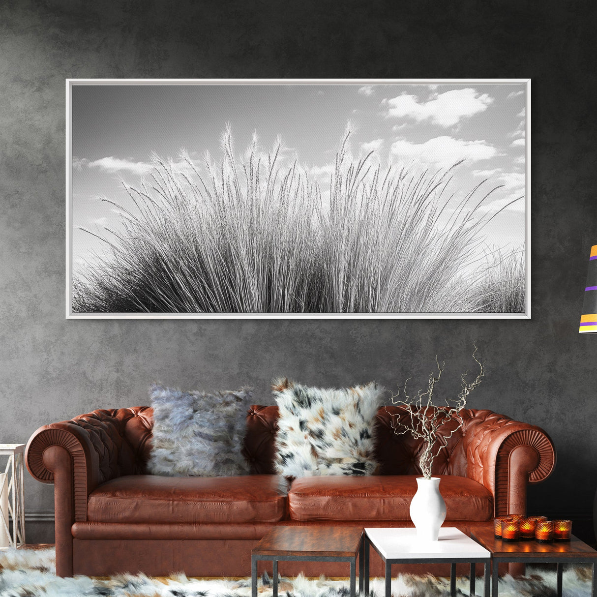 Windswept Grasses, Nature Wall Decor, Prairie Minimalist, Field Botanical Print, Canvas Print, Kitchen Wall Art, Soft Fall Farmhouse Style