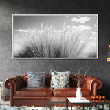 Windswept Grasses, Nature Wall Decor, Prairie Minimalist, Field Botanical Print, Canvas Print, Kitchen Wall Art, Soft Fall Farmhouse Style