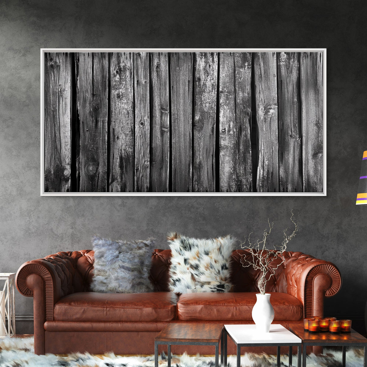 Rustic Wood, Weathered Planks, Barn Texture, Framed Canvas Print, Farmhouse Wall Art, Minimalist Rustic Decor, Kitchen Wall Art, Neutral Tones