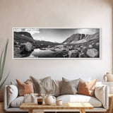Mountain Stream, Rocky Path, Alpine Beauty, Wilderness Escape, Canvas Print, Cabin Wall Art, Nature Photography, Adventure Home Vibe
