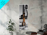 Industrial Detail, Rusty Metal, Minimalist Style, Grunge Wall Decor, Framed Canvas Print, Garage Art, Man Cave Wall Art